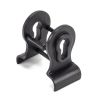 Matt Black 50mm Euro Door Pull (Back to Back fixing)