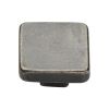 Rustic Pewter Cabinet Knob Square Design 38mm