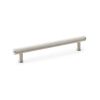 Alexander & Wilks - Crispin Knurled T-bar Cupboard Pull Handle - Satin Nickel - 160mm