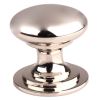 Victorian Cupboard Knob 25mm  - Polished Nickel