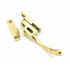 Polished Brass Night-Vent Locking Peardrop Fastener - RH