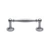 Heritage Brass Cabinet Pull Colonial Design 96mm CTC Satin Chrome Finish