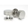 Polished Marine SS (316) Brompton Mortice/Rim Knob Set (Beehive)