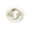 Polished Nickel Round Euro Escutcheon (Plain)