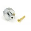 Satin Chrome Kelso Cabinet Knob - 25mm (No rose)