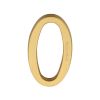 Heritage Brass Numeral 0 Concealed Fix 76mm (3") Satin Brass finish