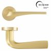 Eclipse 63223 - Lanza Insignia Lever On Rose - Satin Brass