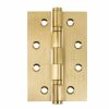 Eclipse 14344 - 102x67x2mm SBP Ball Bearing Hinge Grade 7 - (Pair) - Satin Brass