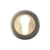 Serozzetta Euro Profile Escutcheon  - Antique Brass