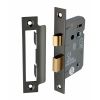 2.5" CE 3 Lever Bathroom Lock FD60 - Black Nickel