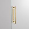 PULL BAR / MEDIUM 275MM / DOUBLE-SIDED / CROSS / BRASS