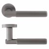 Eclipse 63236 - Knurled Insignia Lever On Rose - Dark Bronze