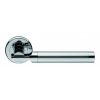 Serozzetta Azul Lever On Round Rose - Dual Finish-Satin/Polished Chrome