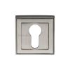 Heritage Brass Euro Profile Cylinder Escutcheon Satin Nickel finish