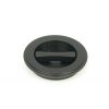 Matt Black 75mm Art Deco Round Pull - Privacy Set