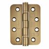 Eclipse 14869MAB - 102x76x3mm MAB Ball Bearing Radius Corner Hinge Grade 13 - (Pair) - Dark Bronze