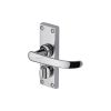 Project Hardware Door Handle for Privacy Set Avon Short Design Polished Chrome finish