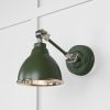 Smooth Nickel Brindley Wall Light in Heath