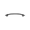 Black Iron Rustic Cabinet Pull Fleur-de-lys Design 203mm