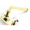 Aged Brass Avon Lever Bathroom Set