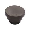 Heritage Brass Cabinet Knob Round Stepped Design 38mm Matt Bronze finish