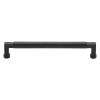 Heritage Brass Cabinet Pull Bauhaus Design 203mm CTC Matt Black Finish