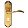 Madrid Lever On Lock Backplate - Florentine Bronze