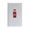 Eurolite Enhance White Plastic 45Amp Switch with Neon Indicator White