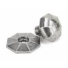 Pewter Large Octagonal Mortice/Rim Knob Set