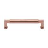 Heritage Brass Cabinet Pull Bauhaus Design 160mm CTC Satin Rose Gold Finish