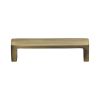 Heritage Brass Cabinet Pull Wide Metro Design 101mm CTC Antique Brass Finish