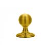 Delamain Reeded Knob - Polished Brass