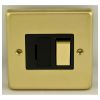 Eurolite Stainless Steel Switched Fuse Spur Satin Brass