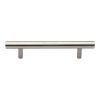 Heritage Brass Door Pull Handle Bar Design 305mm Satin Nickel Finish