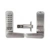 Borg BL2401 SS ECP - Easicode Pro Lever Keypad, Inside Lever Handle, Optional Holdback, Stainless Steel Finish