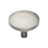 Heritage Brass Cabinet Knob Hammered Design 38mm Satin Nickel finish