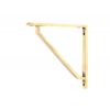 Aged Brass Barton Shelf Bracket (150mm x 150mm)