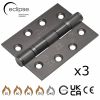 Eclipse PK854DBZ - 102x76x3mm DBZ Ball Bearing Hinge Grade 13 - (3 Pack) - Dark Bronze