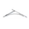 Polished Chrome Apperley Shelf Bracket (314mm x 250mm)