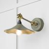 Smooth Brass Flora Wall Light in Tump