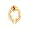 Ring Door Knocker 110mm Polished Brass