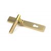 Satin Brass Brompton Slimline Lever Espag. Lock Set