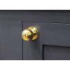 Polished Brass Ball Cabinet Knob 39mm