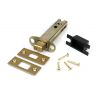 Satin Brass 4" Heavy Duty Tubular Deadbolt