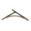 Burnished Brass Apperley Shelf Bracket (260mm x 200mm)