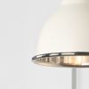 Smooth Nickel Brindley Wall Light in Teasel