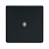 Eurolite Concealed 3mm TV Socket Matt Black