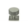 Pewter Brompton Cabinet Knob - 38mm (Square)