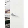 Forme Boston Lever Door Handle on Minimal Round Rose - Polished Chrome