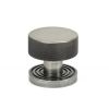 Pewter Brompton Mortice/Rim Knob Set (Beehive)